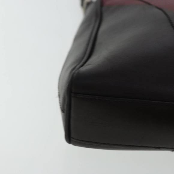 PRADA Shoulder Bag Leather Red Silver Auth bs19227 - Picture 9 of 16